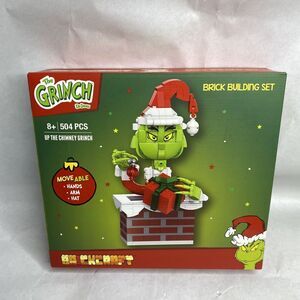 Dr. Seuss The Grinch Up The Chimney Grinch Brick Building Set 504 Pcs Brickcraft